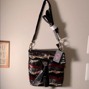 NWT Original by Sharif Sequin Patterned Purse
